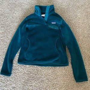 Patagonia Re-Tool Snap-T Pullover in Greenlake